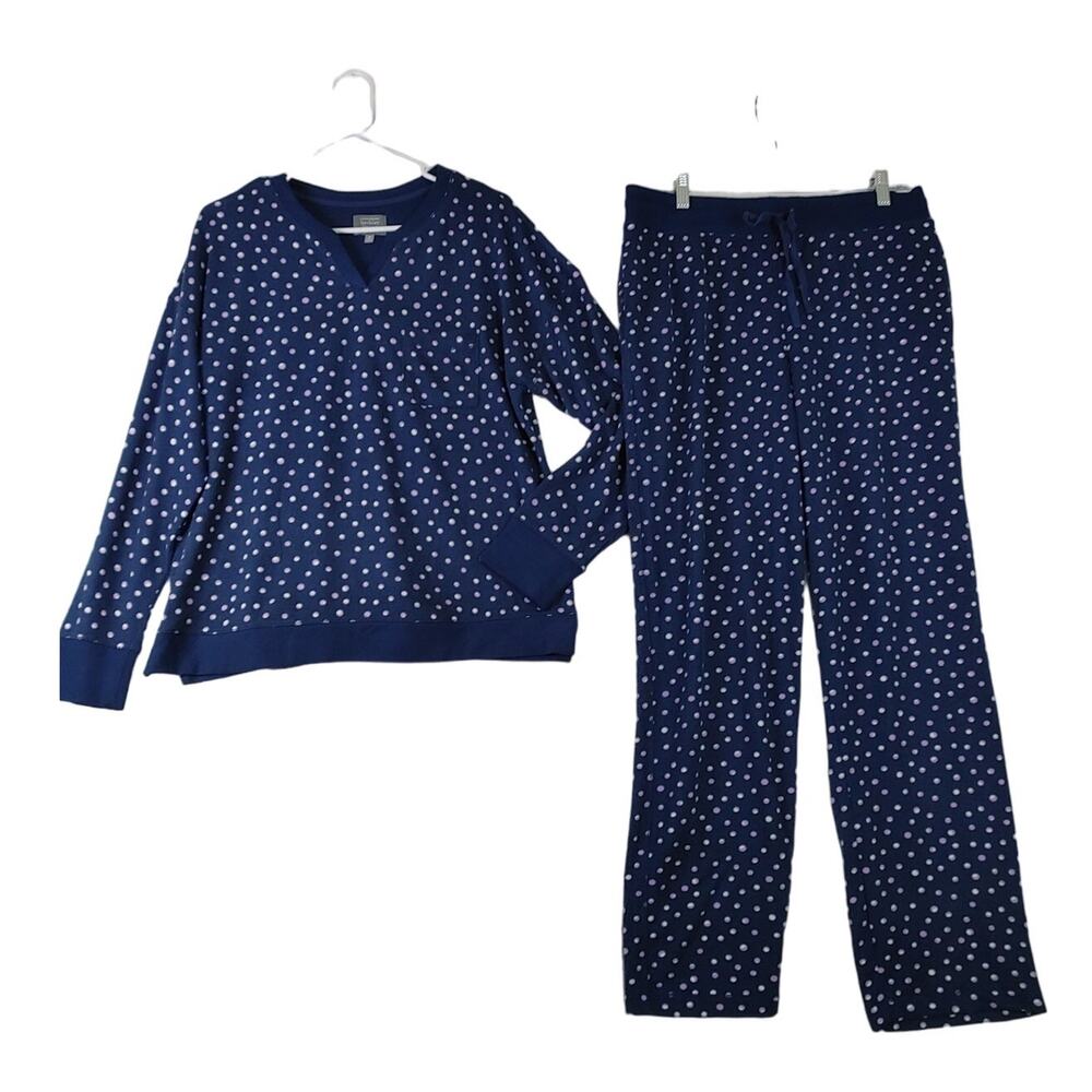 Berkley Jensen Womens longsleeve pajama set size medium 0650